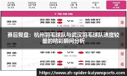 赛后复盘：杭州羽毛球队与武汉羽毛球队速度较量的精彩瞬间分析